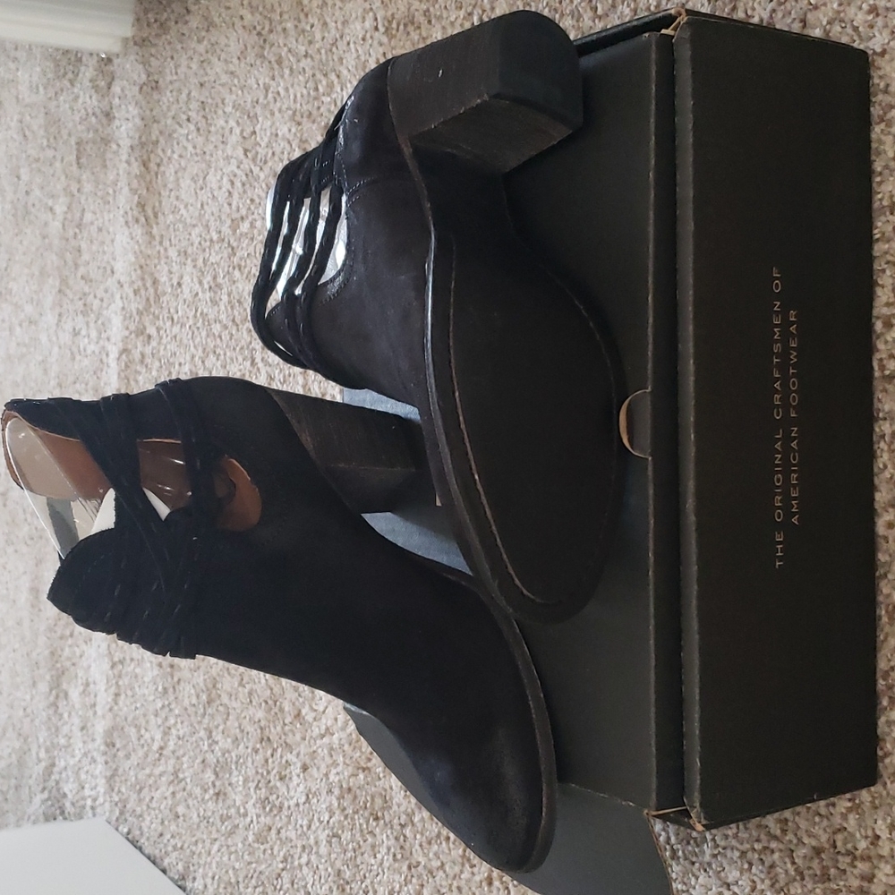 NWT FRYE Naomi Pickstitch Shootie Black Sz 8